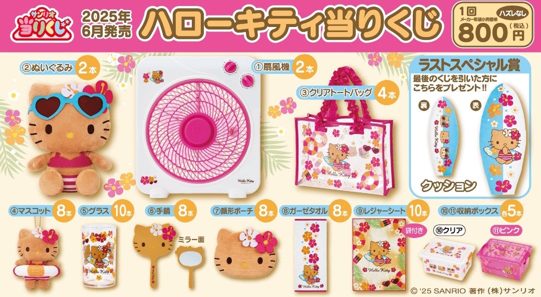 受注申込みいつまで？】6/28〜アベイル×日焼けキティちゃん2025