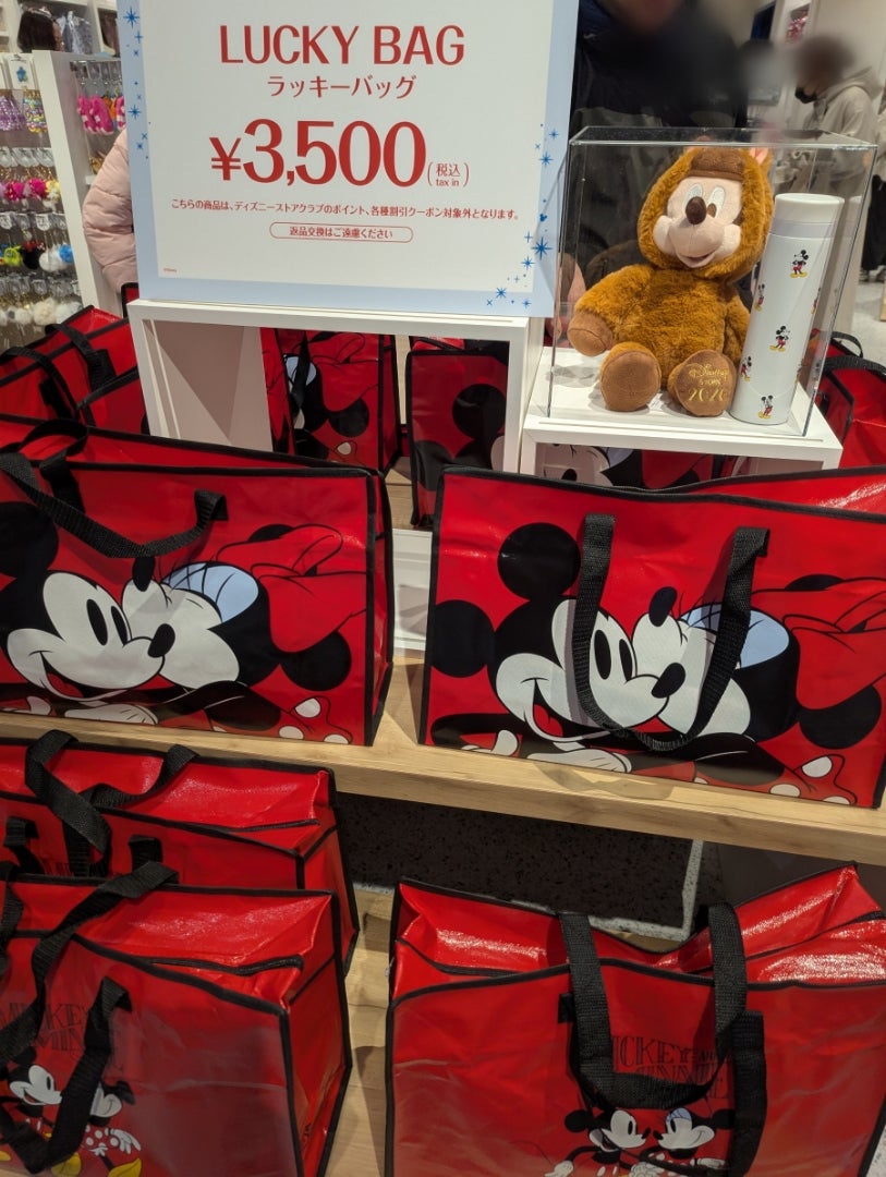 ☆本日発売！！ディズニーストアラッキーバッグ×購入してきました