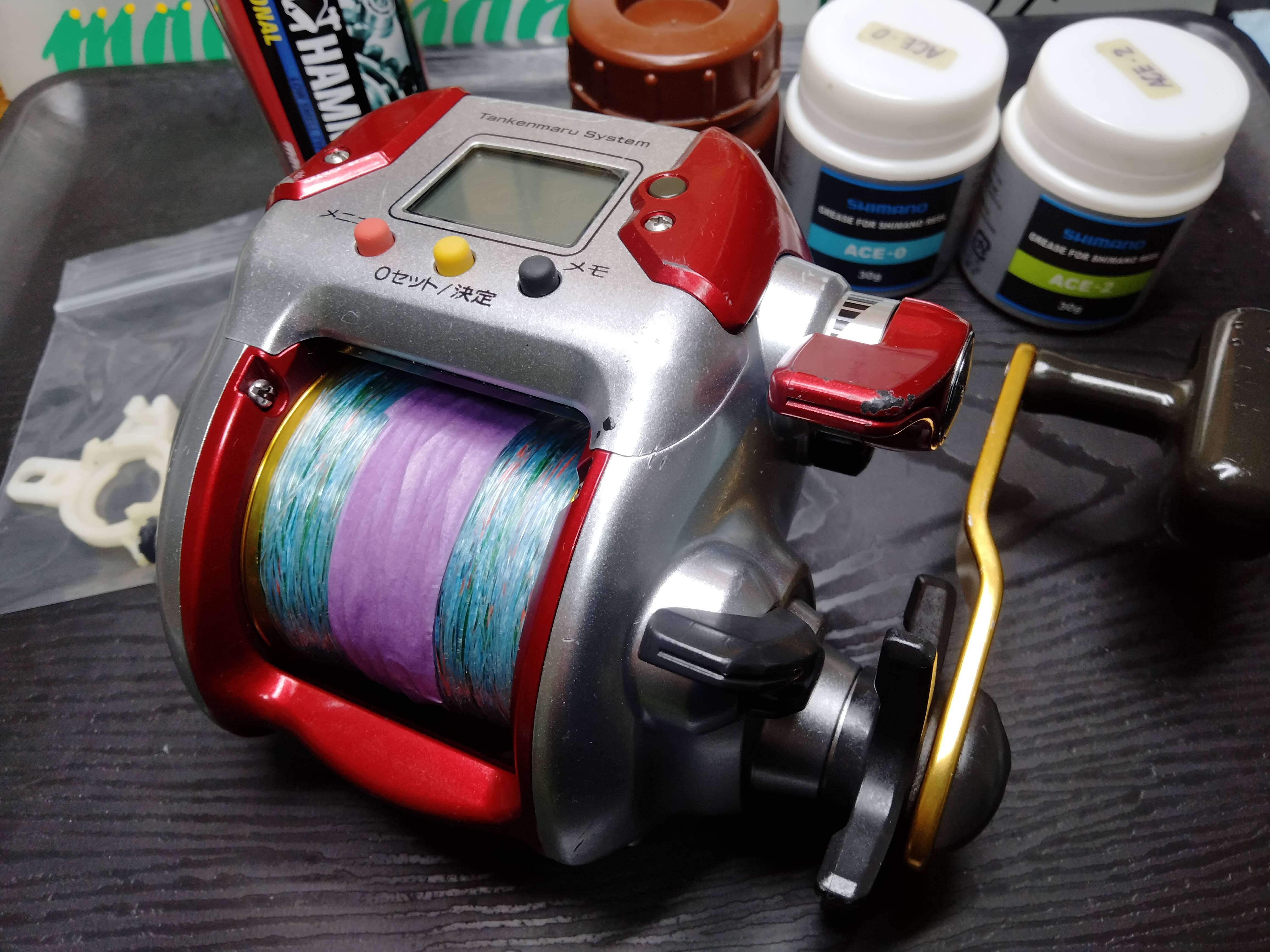 08電動丸3000プレイズ整備その② | reelmaintenance-higarageのブログ