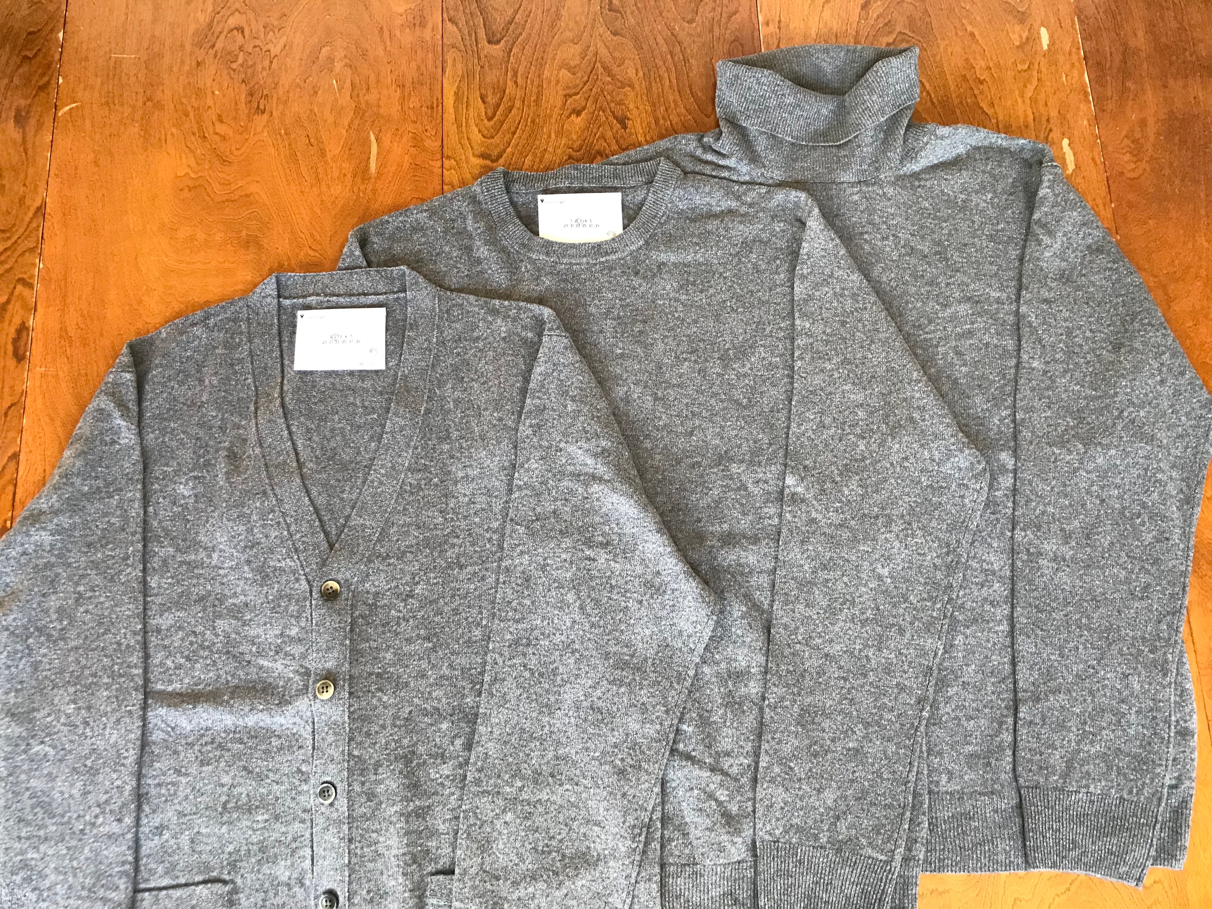 ウォッシャブルカシミヤ100 セーター 2枚 ウォッシャブルカシミヤ100