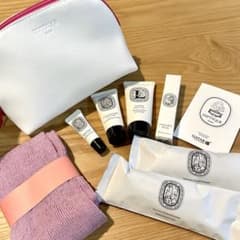 カタール航空 ディプティックDiptyque アメニティセット おしぼり 香水