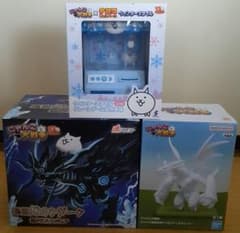 にゃんこ大戦争 貯金箱 皇獣ガオウダーク ネコムート フィギュア 3点