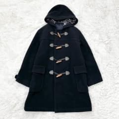 バーバリーノバチェック ウール ダッフルコートキッズ150 レディースS