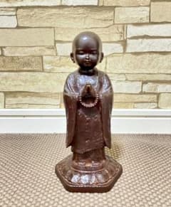 友沢正彦 祈り 地蔵菩薩 合掌地蔵 ブロンズ像 彫刻 - メルカリ