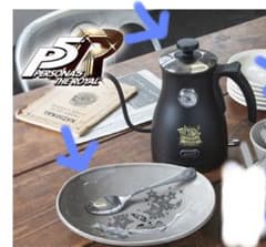 ペルソナ5 ザ・ロイヤル 電気ケトル プレート、スプーンセット - メルカリ