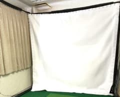 消音スクリーン Sky trak 正規代理店購入 ゴルフ 白幕 スクリーン