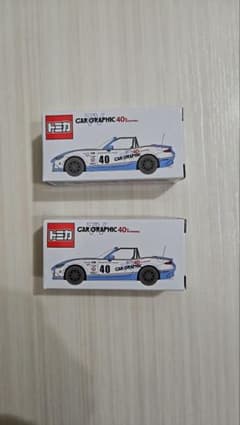 ロードスターCAR GRAPHIC40周年ミニカー 6個クラブイベントの景品に
