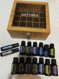 お値下げ中ドテラ アロマオイル 15本 ウッドボックスセット - メルカリ