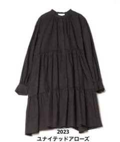 2023SS ユナイテッドアローズ コットン ティアード ミニ ワンピース