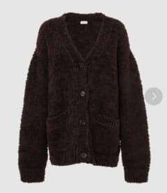 dries van noten】 23-24AW シャギーニットカーディガン - メルカリ
