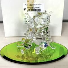 新品 ディズニー ガラス細工 くまのプーさん ピグレット クリスタル