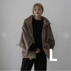 しまむら hideka フェイクファーダブルZIP ブルゾン Lサイズ - メルカリ