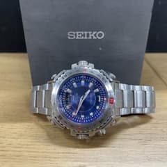 稼働品 SEIKO 6A32-00E0 パーペチュアルカレンダー クォーツ腕時計