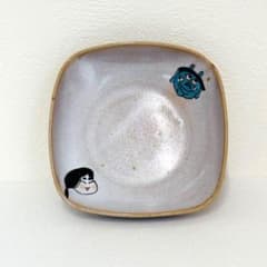 ⭐️ 九谷焼 幸窯 色絵 鬼とおかめ 角小鉢 新品 ⭐️ - メルカリ