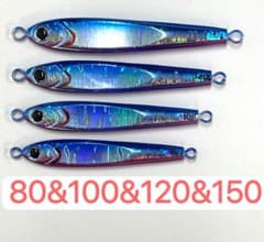 ジグ4本 メタルジグ TGベイト風 タチウオ 80&100&120&150 - メルカリ