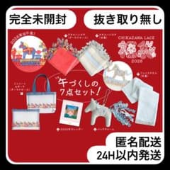 近沢レース 福袋 2026 抜き取り無し 午年 馬柄 午づくし 木馬 ハンカチ