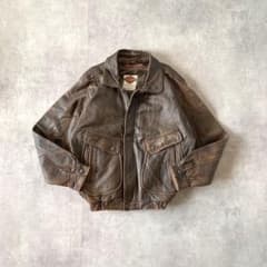 超希少】80s ハーレーダビッドソン フライトレザージャケット A-2
