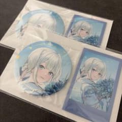 栞葉るり 誕生日グッズ2025 箔押し缶バッジ&チェキ風カード - メルカリ