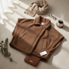 未使用 PASSIONE パシオーネ テディベアファコート ブラウン 38 - メルカリ