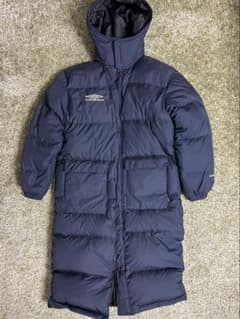 UMBRO ネイビー ダウンベンチコート Mサイズ - メルカリ