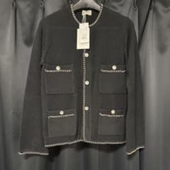 定価121,000円】ベッドフォード チェーンニットカーディガン サイズ1