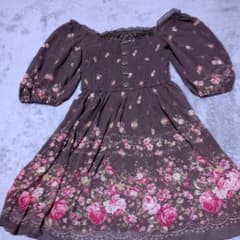 LIZ LISA 10周年記念 花柄 シフォン ワンピース - メルカリ