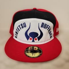 ニューエラキャップ 近鉄バファローズ×岡本太郎 7 1/2 - メルカリ