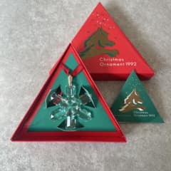 新品未使用【激レア】クリスマスオーナメント 1992年 雪の結晶 箱付きB