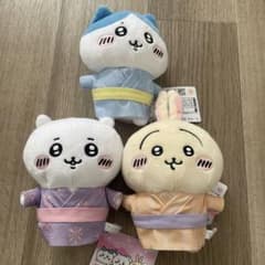 ちいかわ 浴衣ぬいぐるみ3種 ハチワレ うさぎ - メルカリ