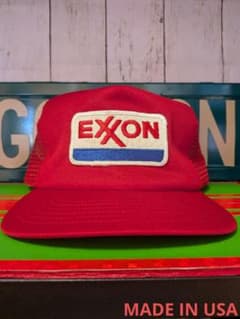 ヴィンテージトラッカーキャップ USA製 アメリカ製 70s-80s EXXON