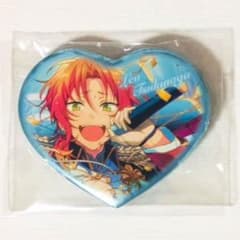 新品☆あんスタ☆Knights【月永レオ】ハートカンバッジ☆ハート缶