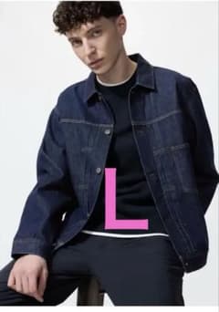 豚*ン様 ユニクロ デニムトラッカージャケット2026SS 68BlueL - メルカリ