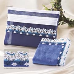 機内販売限定] ANA x 近沢レース ハンカチ&ポーチ セット - メルカリ