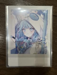 水宮枢 誕生日記念 2025 直筆サイン入りチェキ風ブロマイドカード