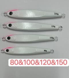 ジグ4本 メタルジグ TGベイト風 タチウオ 80&100&120&150 - メルカリ