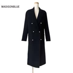 マディソンブルー PEARL CHESTER COAT ネイビー - メルカリ