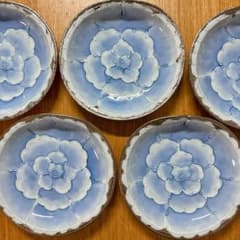 有田焼 文山窯 銀彩牡丹 銘々皿 取り分け皿 15.3cm - メルカリ