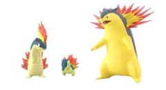 ヒノアラシ＆マグマラシ＆バクフーン ポケモンスケールワールド