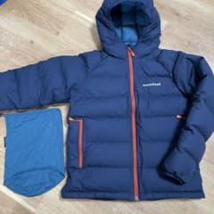 モンベル ウィンドストッパー ダウンパーカ montbell 160 美品 - メルカリ