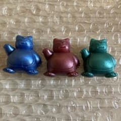 当時物 ポケモンガチャ 塩ビ人形 メタリック カビゴン コロコロ
