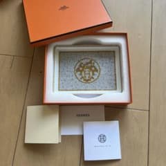 エルメス HERMES モザイク ヴァンキャトル 長方形皿 16×12cm - メルカリ