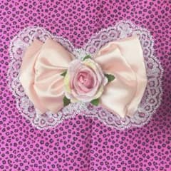 姫ギャル リボン バラ ラパフェ風 デカリボン ギャル ロリータ MARS