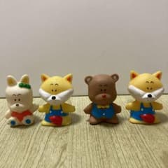森のどうぶつ BELL 笛付きおもちゃ ソフビ 昭和レトロ 平成レトロ 笛
