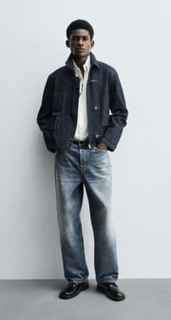 ZARA完売品】トグルボタンデニムジャケット・Lサイズ【新品未使用品