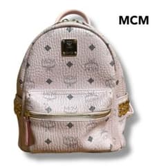 かんかん様専用 MCM ミニ パウダーピンク サイドスタッズ ヴィセトス