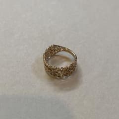 agete】大人気 ピンキーリング 10k 透かしレース - メルカリ