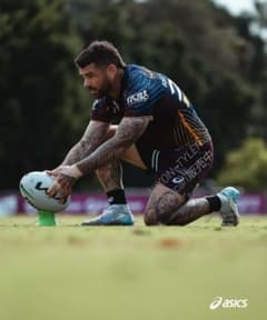 海外Lサイズ】NRL ブリスベン・ブロンコス 2025キャプテンズラン