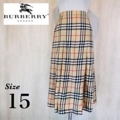 希少】 BURBERRYS ロングウールスカート ノバチェック 15BR 3L - メルカリ