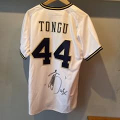 オリックスBuffaloes ユニフォーム 頓宮 44 サイン付き - メルカリ