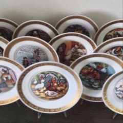 ☆認定証つき☆ ロイヤル・コペンハーゲン 1975年 アンデルセン 皿12枚